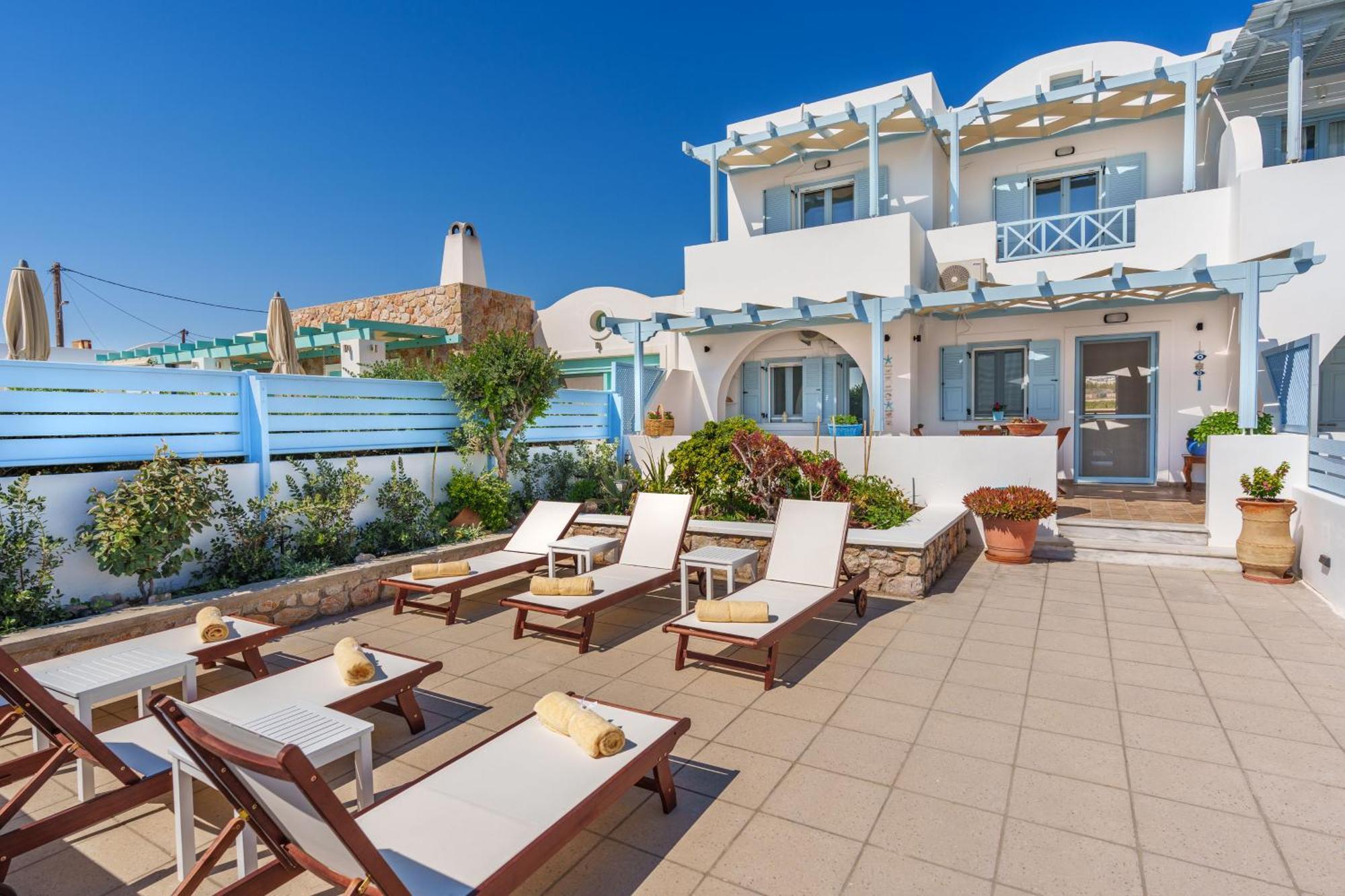 Blue Eyes Beach Villas Monólithos Exterior foto